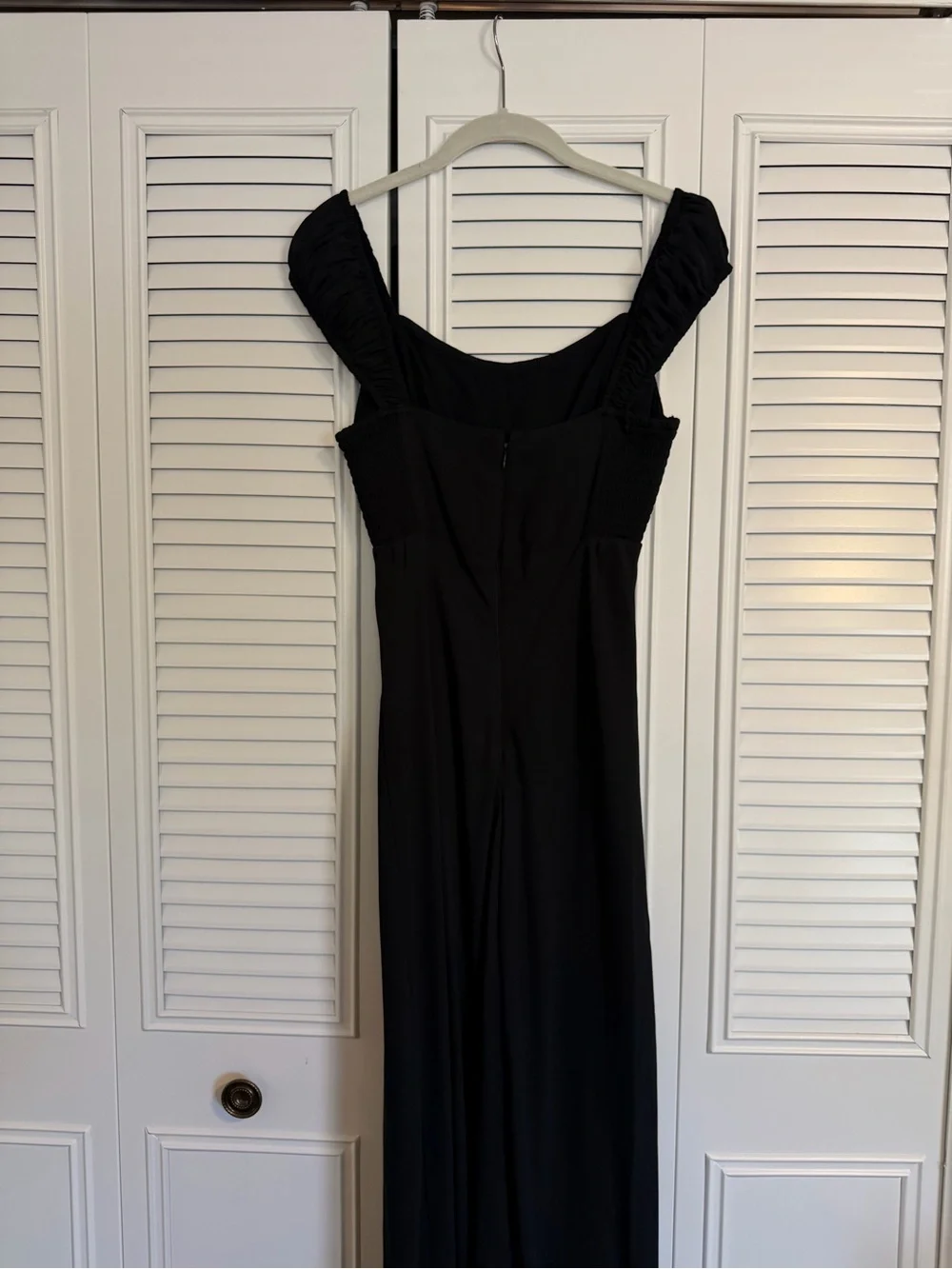 Abercrombie Black Slip Midi Dress - size M